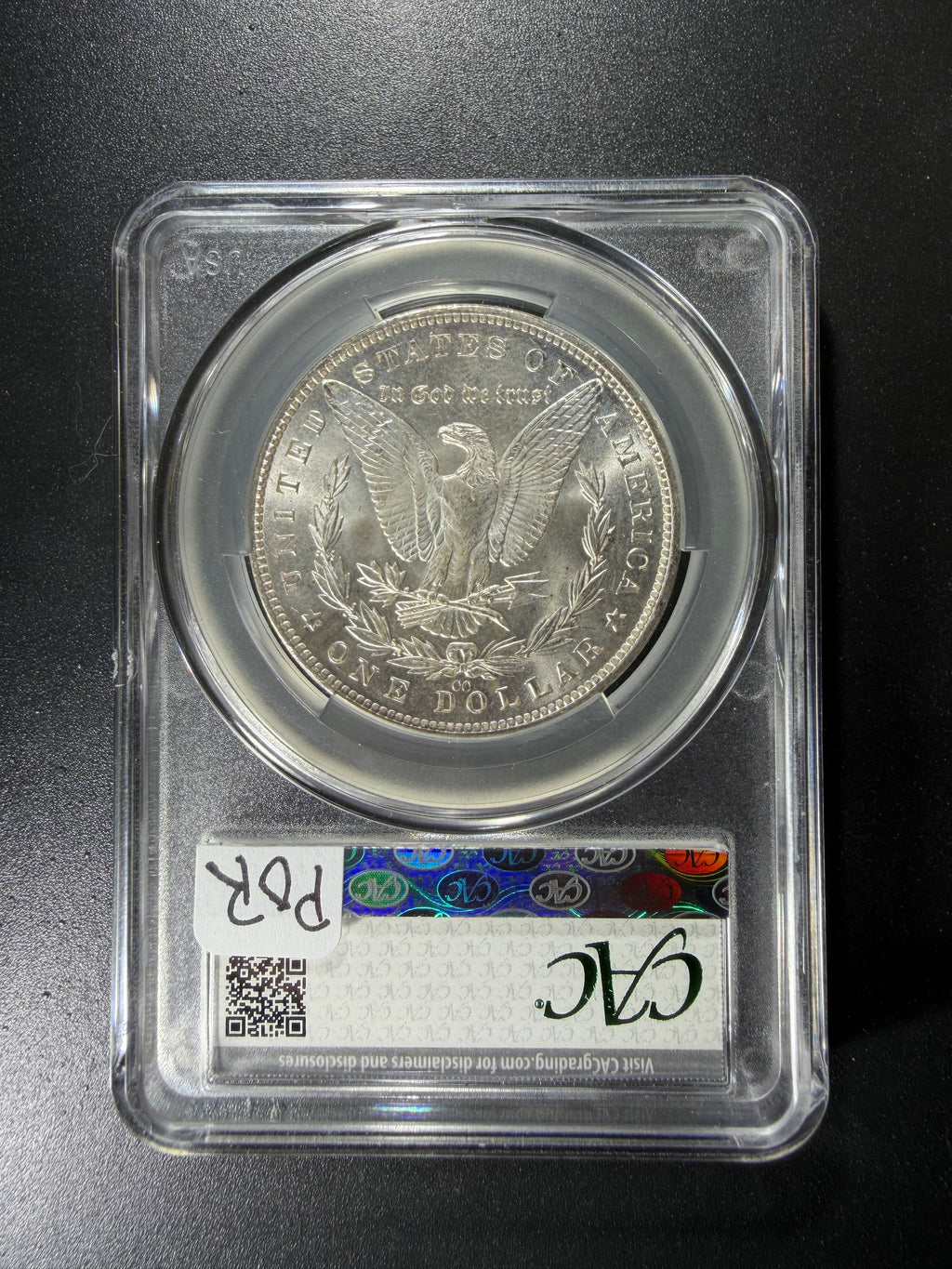 1882 CC Morgan Dollar CACG MS 63