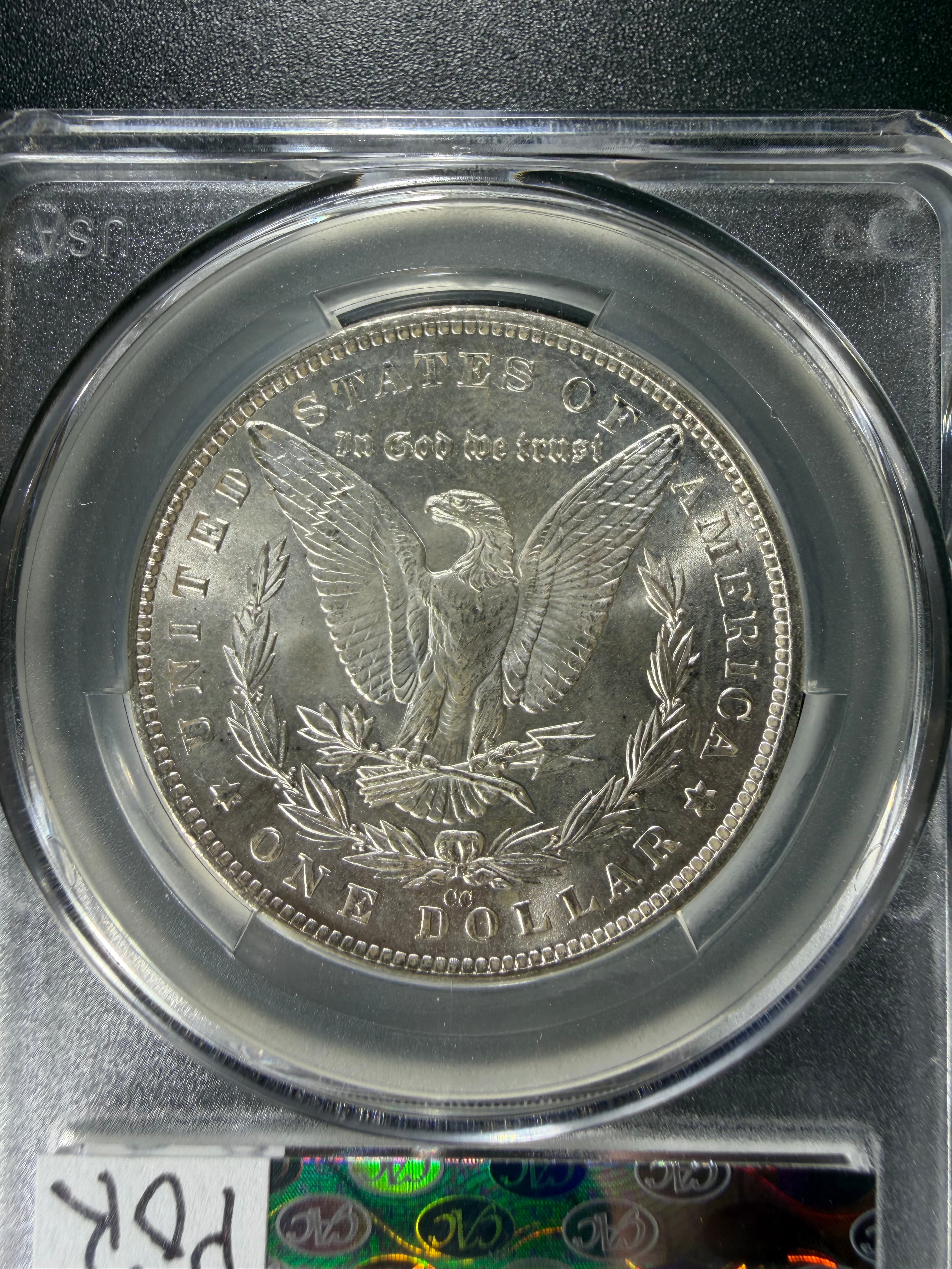 1882 CC Morgan Dollar CACG MS 63